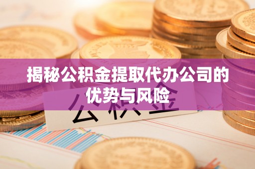 永嘉揭秘公积金提取代办公司的优势与风险