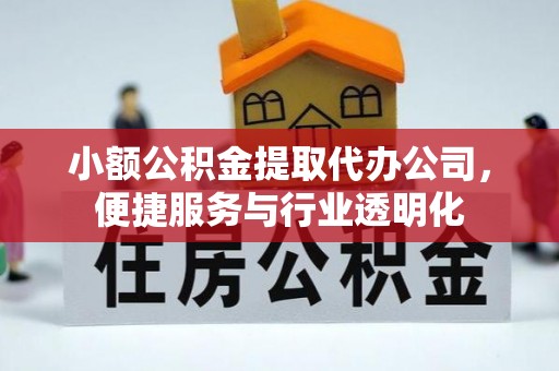 永嘉小额公积金提取代办公司，便捷服务与行业透明化