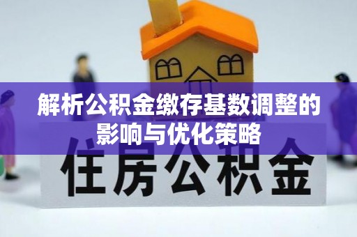 永嘉解析公积金缴存基数调整的影响与优化策略