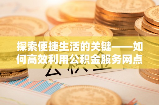 永嘉探索便捷生活的关键——如何高效利用公积金服务网点查询功能
