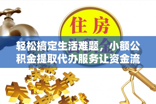 永嘉轻松搞定生活难题，小额公积金提取代办服务让资金流转更便捷
