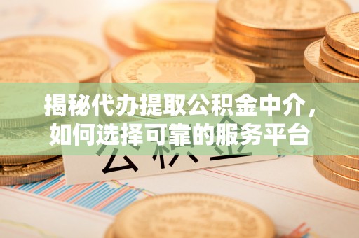 永嘉揭秘代办提取公积金中介，如何选择可靠的服务平台