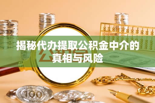 永嘉揭秘代办提取公积金中介的真相与风险