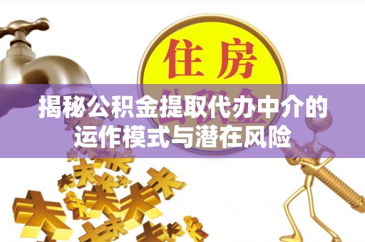 永嘉揭秘公积金提取代办中介的运作模式与潜在风险