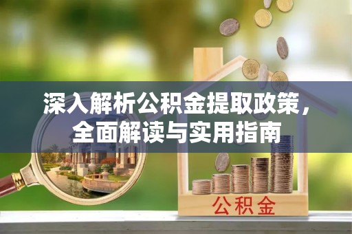 永嘉深入解析公积金提取政策，全面解读与实用指南