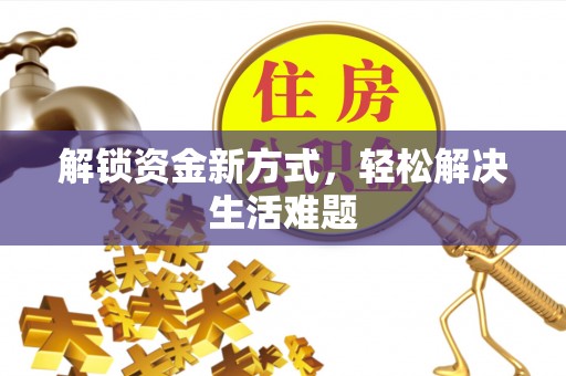 永嘉解锁资金新方式，轻松解决生活难题