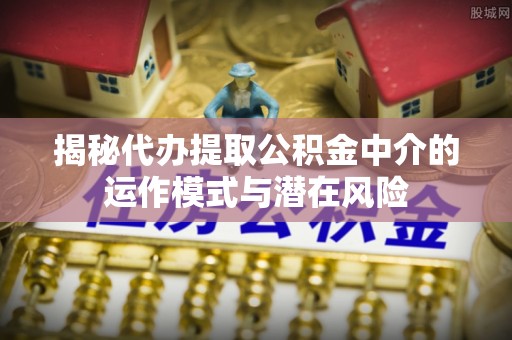 永嘉揭秘代办提取公积金中介的运作模式与潜在风险