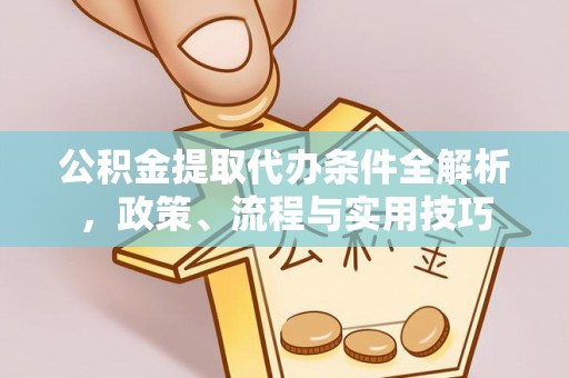 永嘉公积金提取代办条件全解析，政策、流程与实用技巧