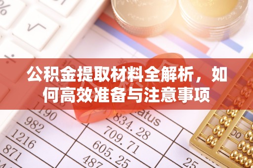 永嘉公积金提取材料全解析，如何高效准备与注意事项