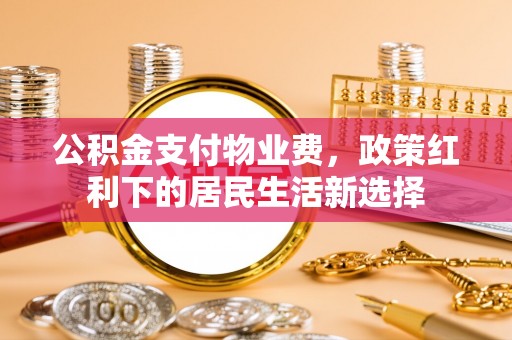 永嘉公积金支付物业费，政策红利下的居民生活新选择