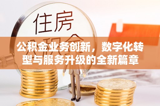永嘉公积金业务创新，数字化转型与服务升级的全新篇章