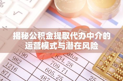 永嘉揭秘公积金提取代办中介的运营模式与潜在风险