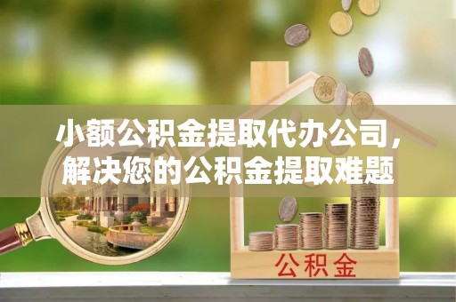 永嘉小额公积金提取代办公司，解决您的公积金提取难题