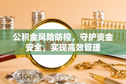 永嘉公积金风险防控，守护资金安全，实现高效管理