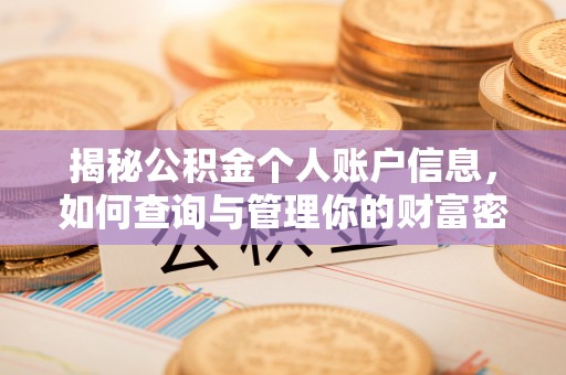 永嘉揭秘公积金个人账户信息，如何查询与管理你的财富密码