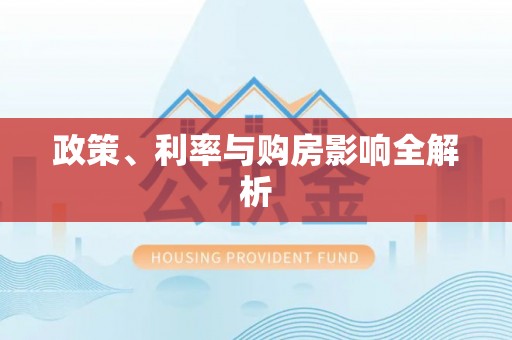永嘉政策、利率与购房影响全解析