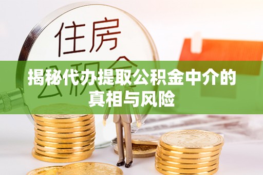 永嘉揭秘代办提取公积金中介的真相与风险