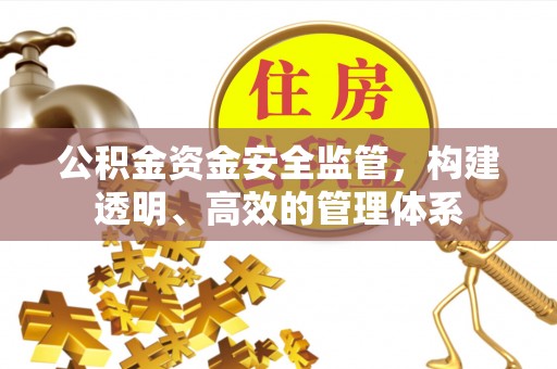 永嘉公积金资金安全监管，构建透明、高效的管理体系