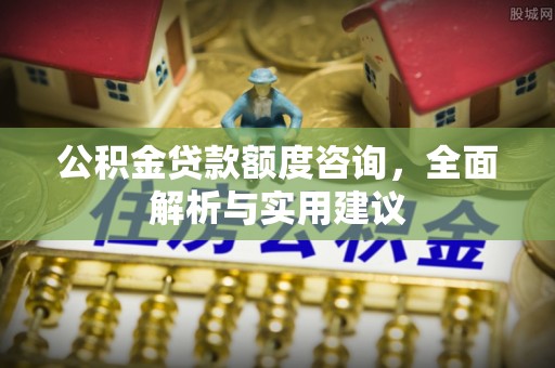 永嘉公积金贷款额度咨询，全面解析与实用建议