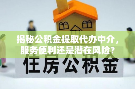 永嘉揭秘公积金提取代办中介，服务便利还是潜在风险？