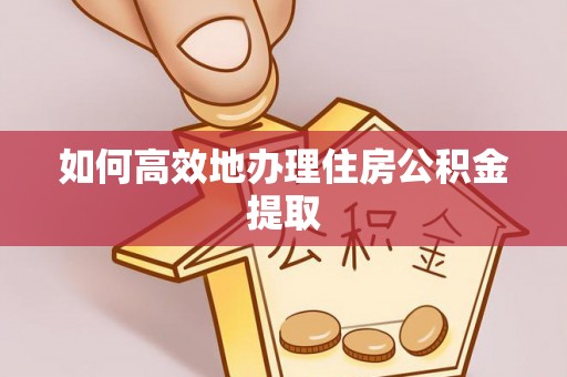 永嘉如何高效地办理住房公积金提取