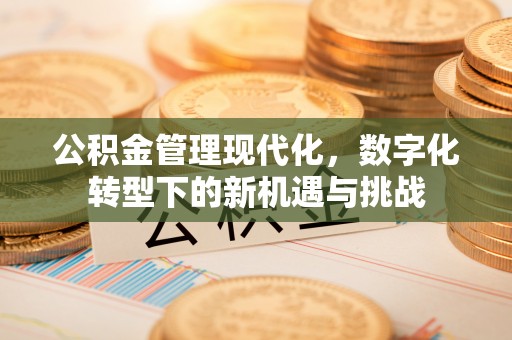 永嘉公积金管理现代化，数字化转型下的新机遇与挑战