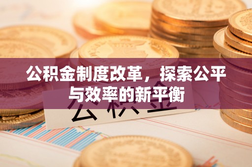 永嘉公积金制度改革，探索公平与效率的新平衡